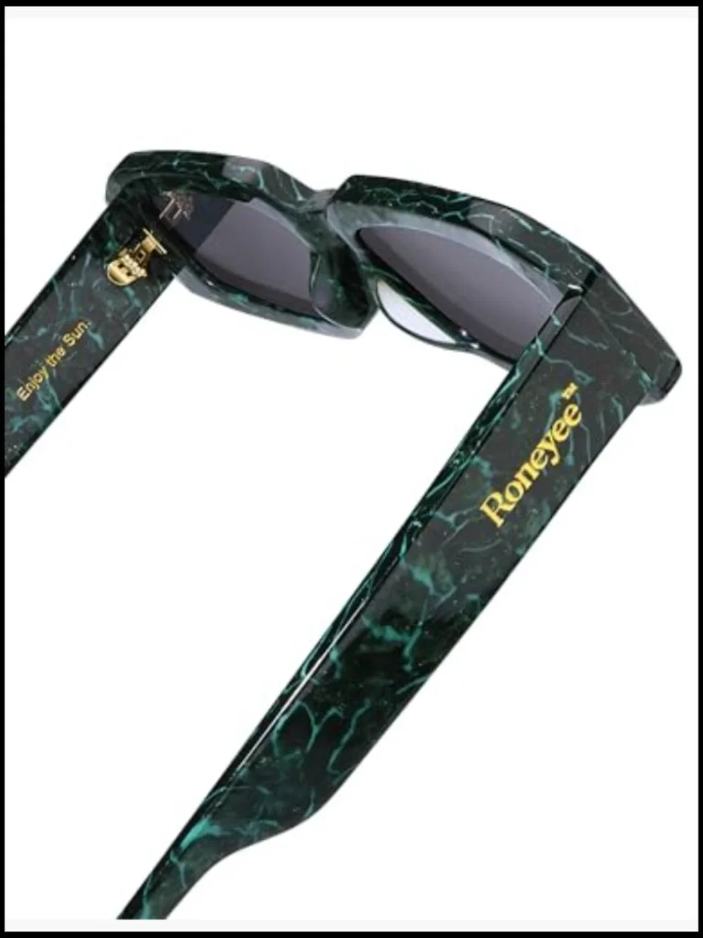 Unisex Retro Acetate Sunglasses UV Protection Nylon Lens